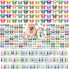 Sanwuta 300-piece dog bow tie set for versatile pet styling and quick wardrobe changes