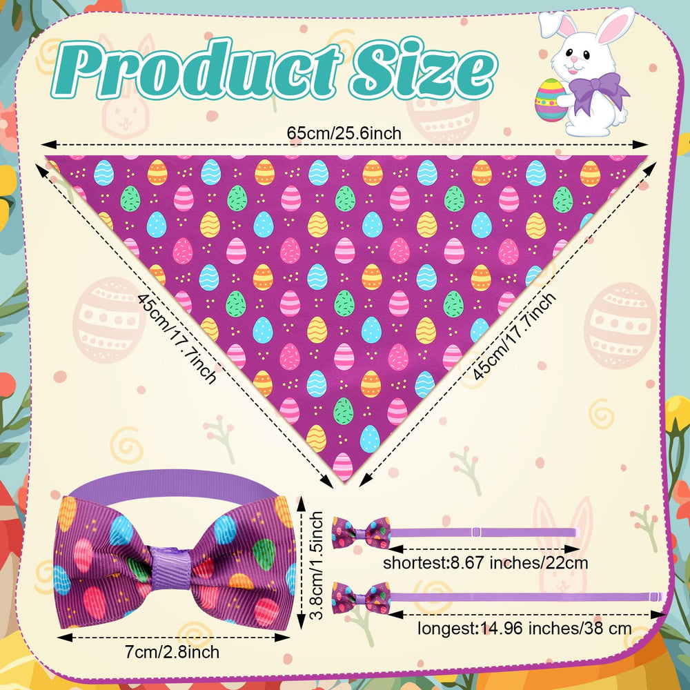 Sanwuta adjustable dog bandana set fits most dogs comfortably