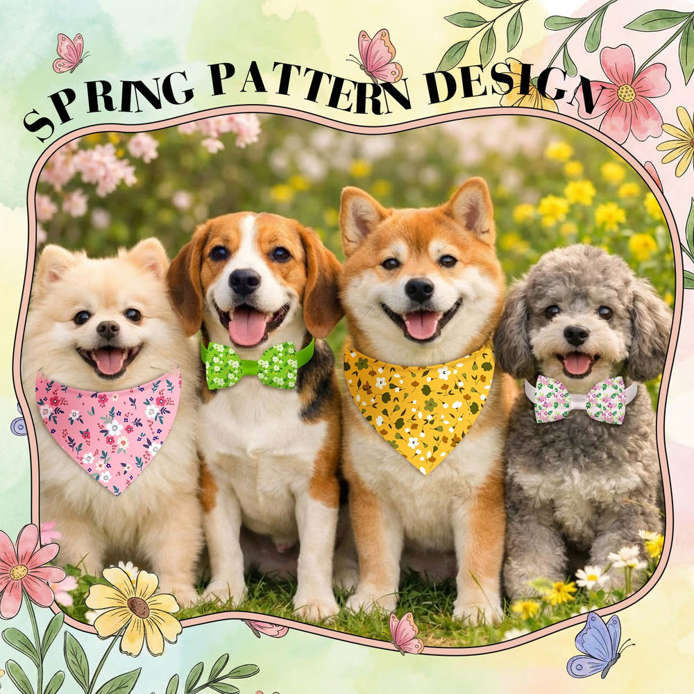 Sanwuta adjustable dog bow-tie ensures comfy secure fit