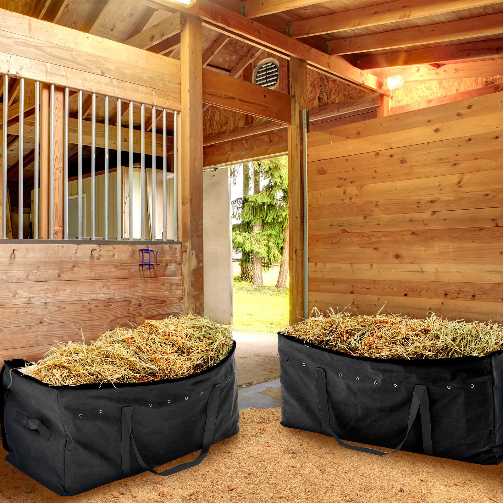 Sanwuta carry straps and padded handles for easy barn transport