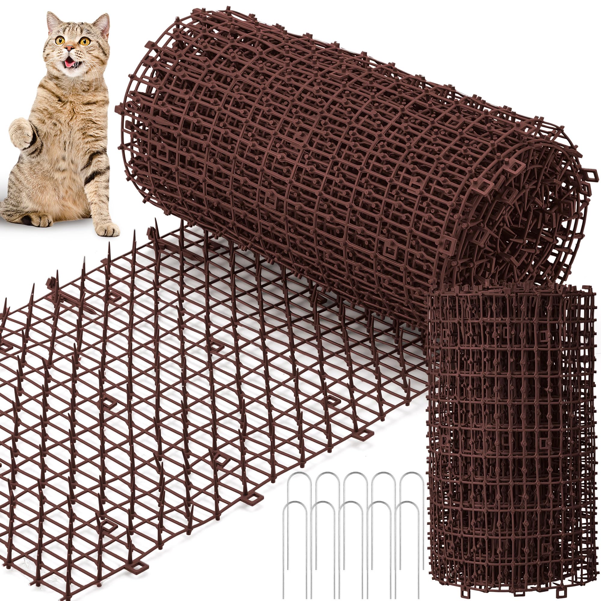 Sanwuta cat deterrent mat packaging protects furniture and gardens.