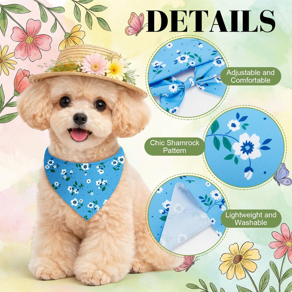 Sanwuta dog bandana size 65x45 cm fits small to large pets