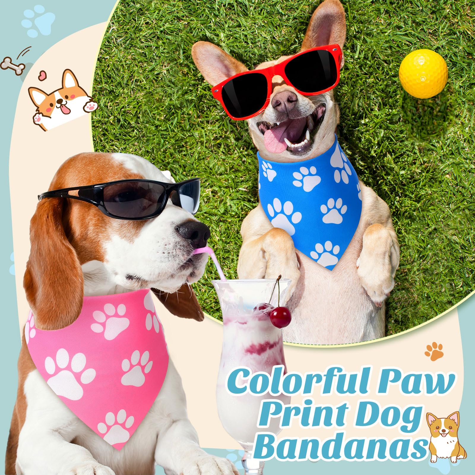 Sanwuta bone print bandana in multiple colors for festive looks
