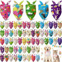Sanwuta Easter dog bandana with bunny pattern for festive photos.