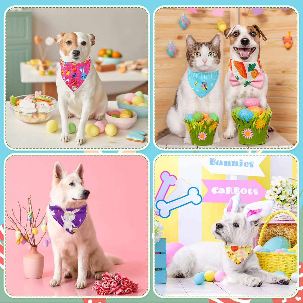 Sanwuta pet bandanas designed for easy storage and quick dressing.