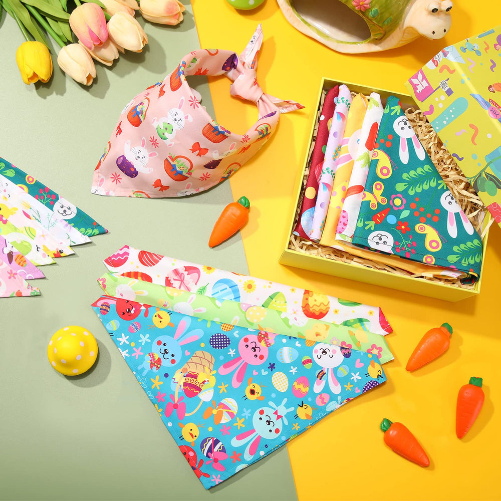 Sanwuta Easter dog bandana foldable design for easy storage