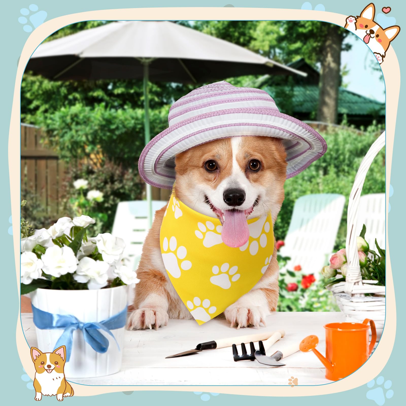 Sanwuta foldable dog bandana offers easy fit