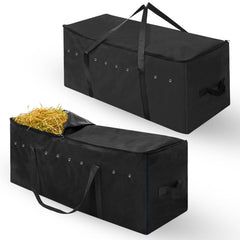 Sanwuta hay bale bag 600d with large loading opening for easy feeding