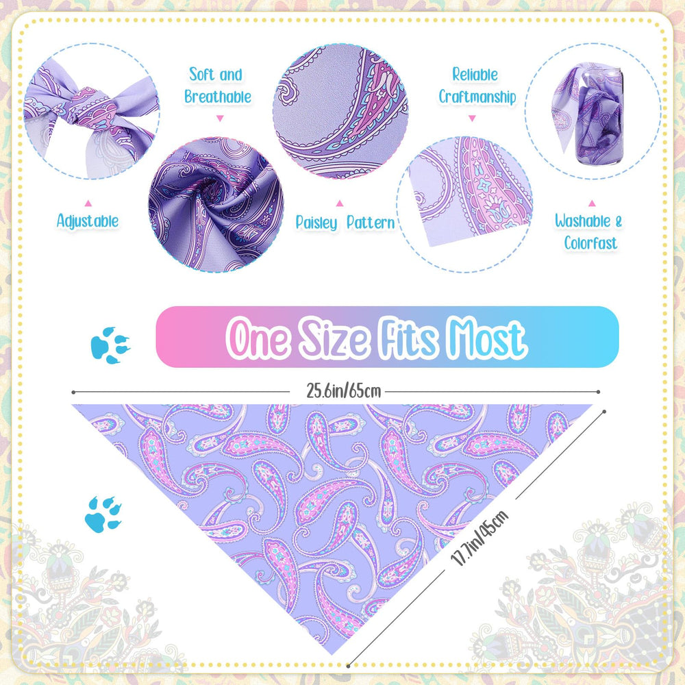 Sanwuta paisley triangle scarf design on soft fabric for comfort.