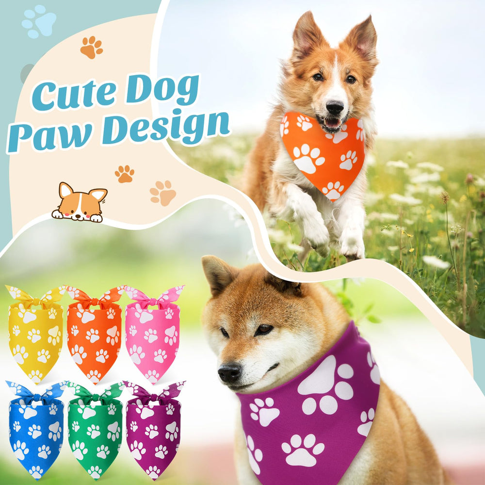 Sanwuta paw print bandana ideal for parties or photo props