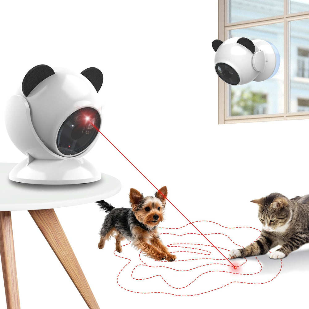 Saolife laser cat toy with random trajectory to boost indoor play.