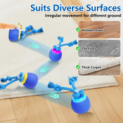 Saolife three-modes dog ball adapts play to your dog's energy.