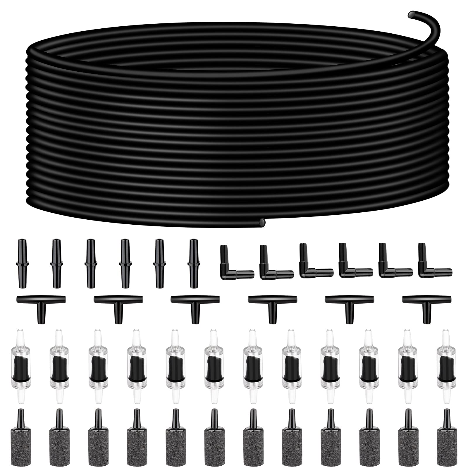 Saricho aquarium air tubing 101-71-feet long, flexible for customizable aeration.
