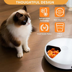 SAROSORA UBPET timer display for precise meal scheduling