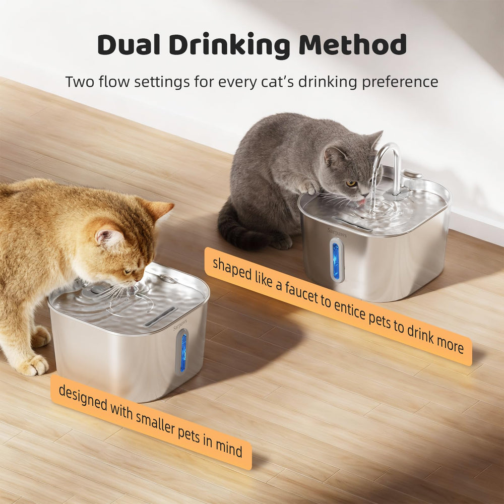 SARPAWS faucet stream visual for easy pet access