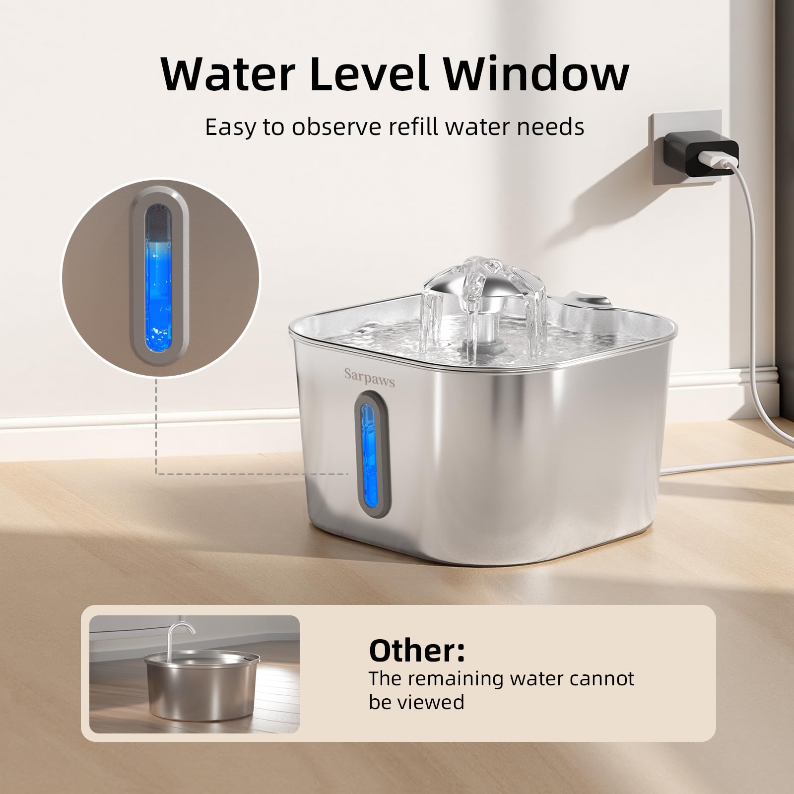 Sarpaws dishwasher-safe parts simplify cleaning and maintenance.