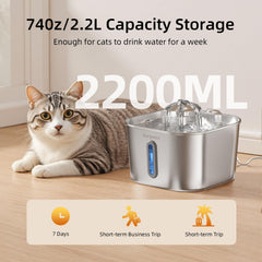 SARPAWS ultra-quiet 5V pump operates discreetly in the home.