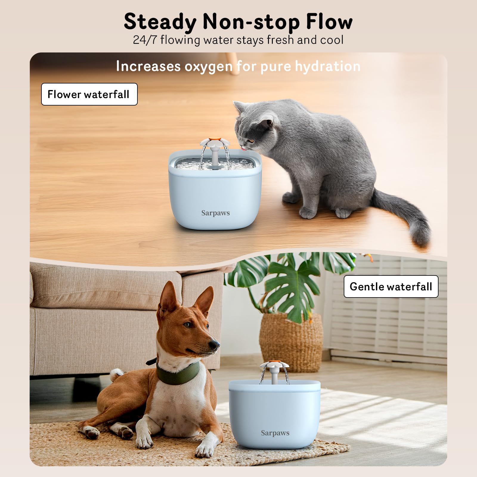 Sarpaws FW1 voice recording greets your cat at mealtime, boosting anticipation.