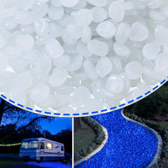 Sasylvia glow rocks 1inch close-up shows smooth edges for safe DIY decor.
