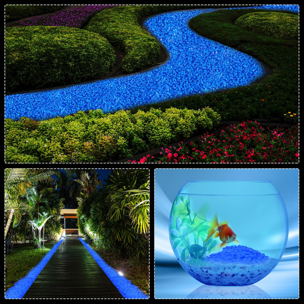 Sasylvia glow rocks ideal for landscaping and walkways
