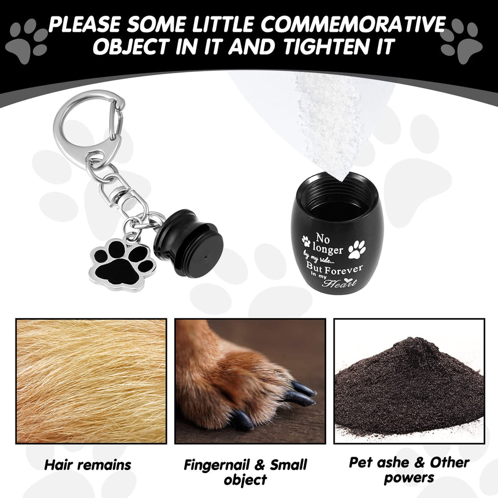 Sasylvia stainless steel dog paw keychain sturdy and lightweight