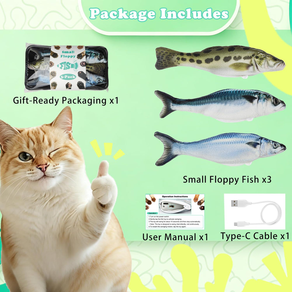 Satauko Compact design fits small spaces for convenient cat play.