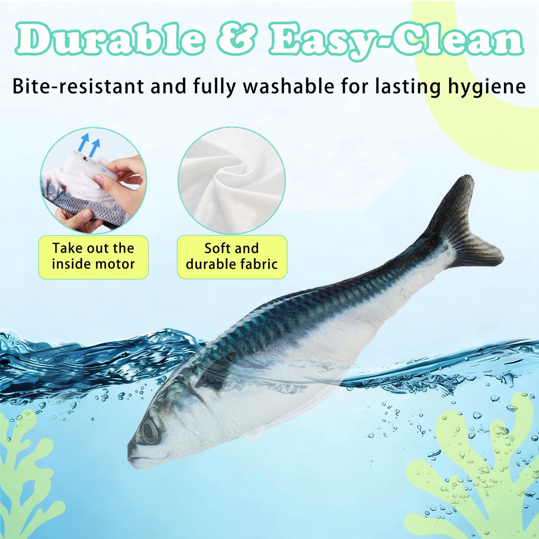 Satauko Removable Plush Cover is machine washable for easy cleanup.