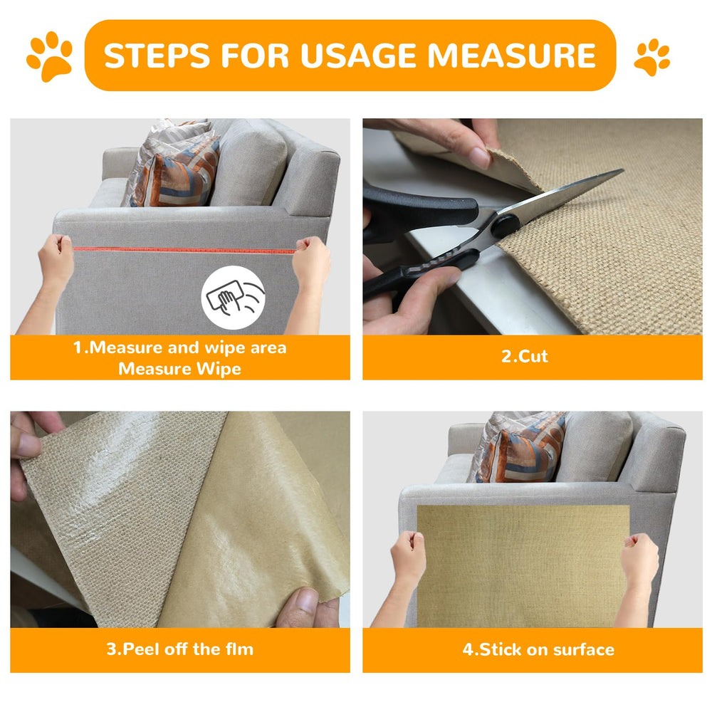SATFOIV jute mat replacement covers extend furniture protection.