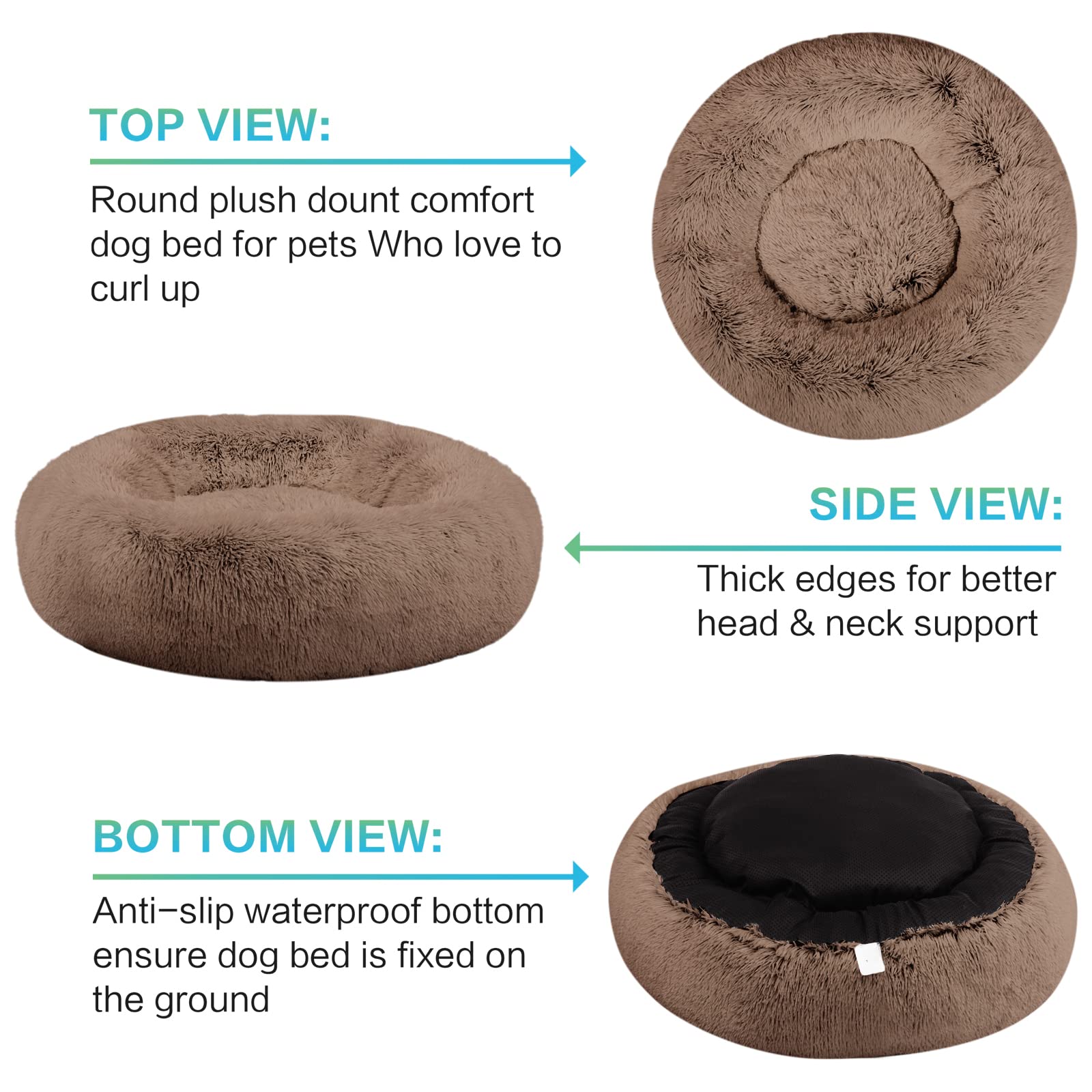 SAVFOX ultra-durable 3x plush fur resists flattening during daily use