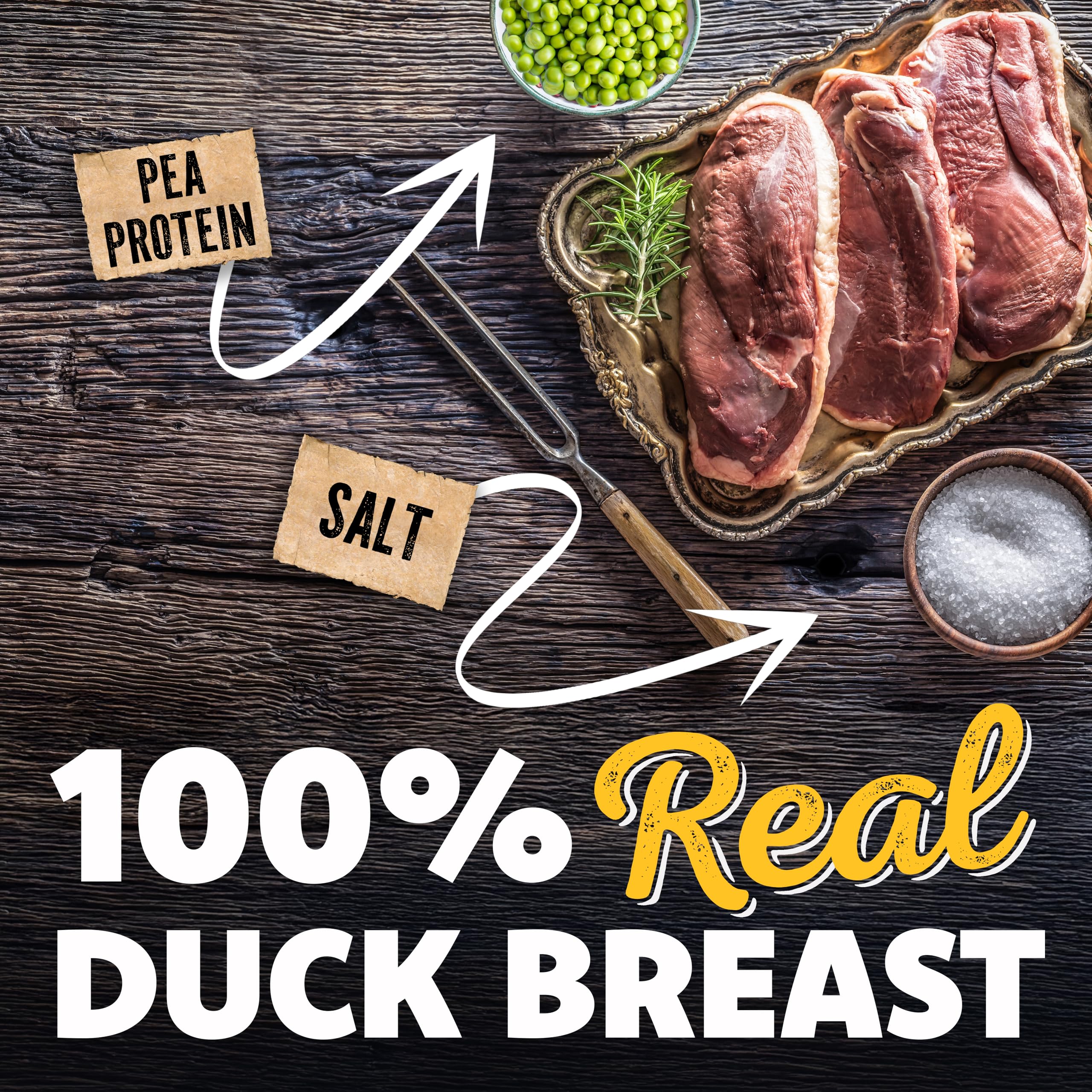 Savory Prime Duck Breast whole-muscle slices for daily rewards