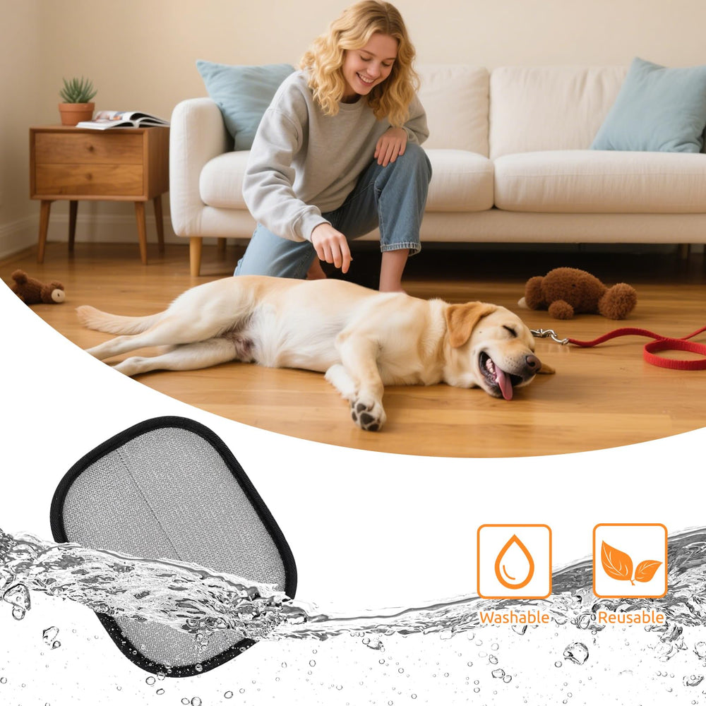 Bonus flea comb included for thorough pet care with the glove kit.