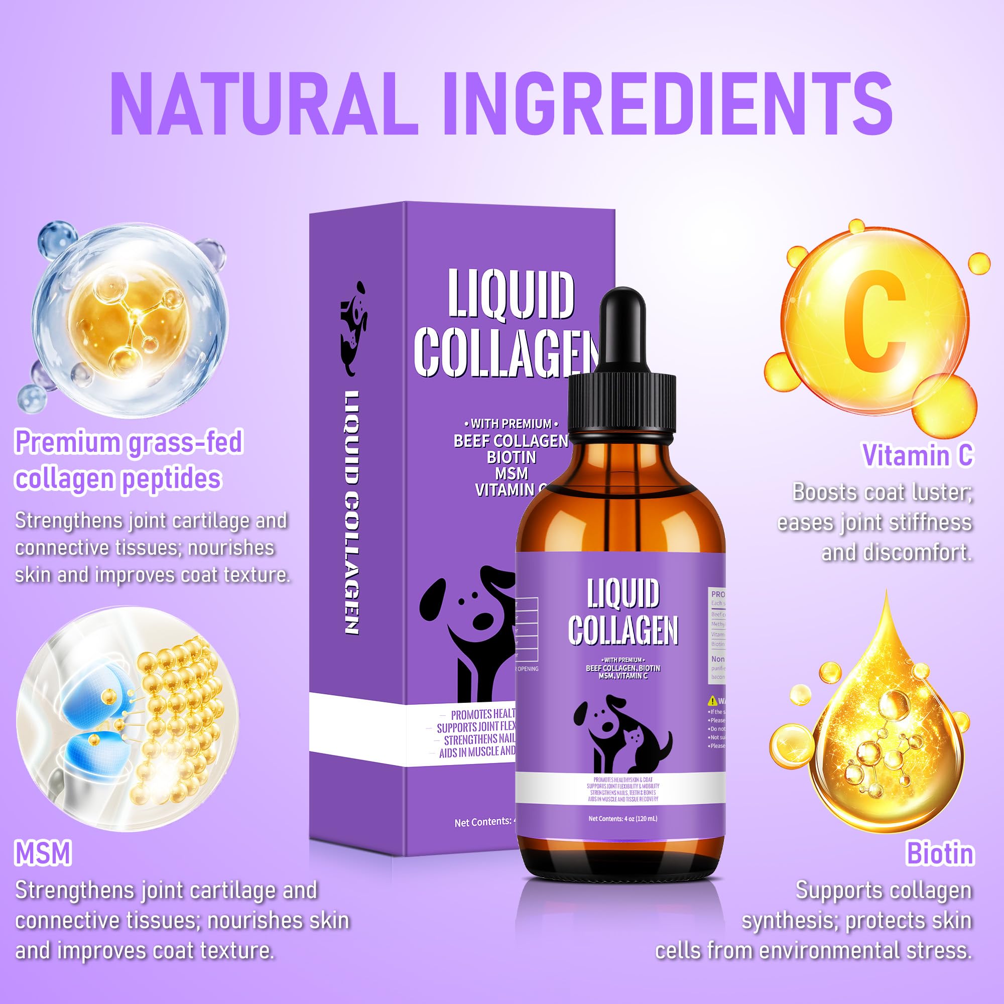 Sawoio collagen added to dog food for joint support