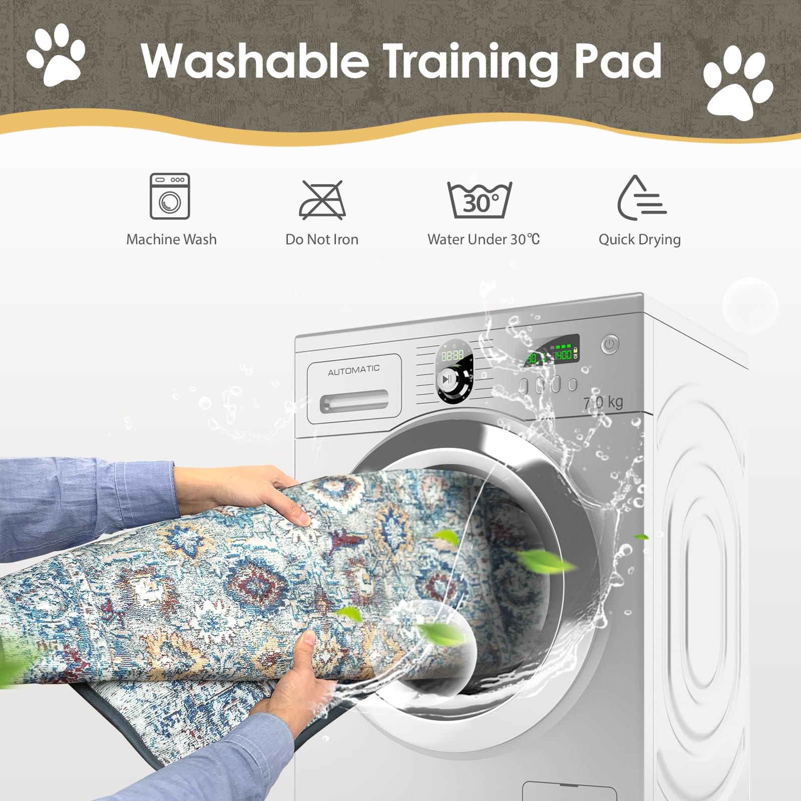 SCLOSE pad used as car seat protector during travel with pets