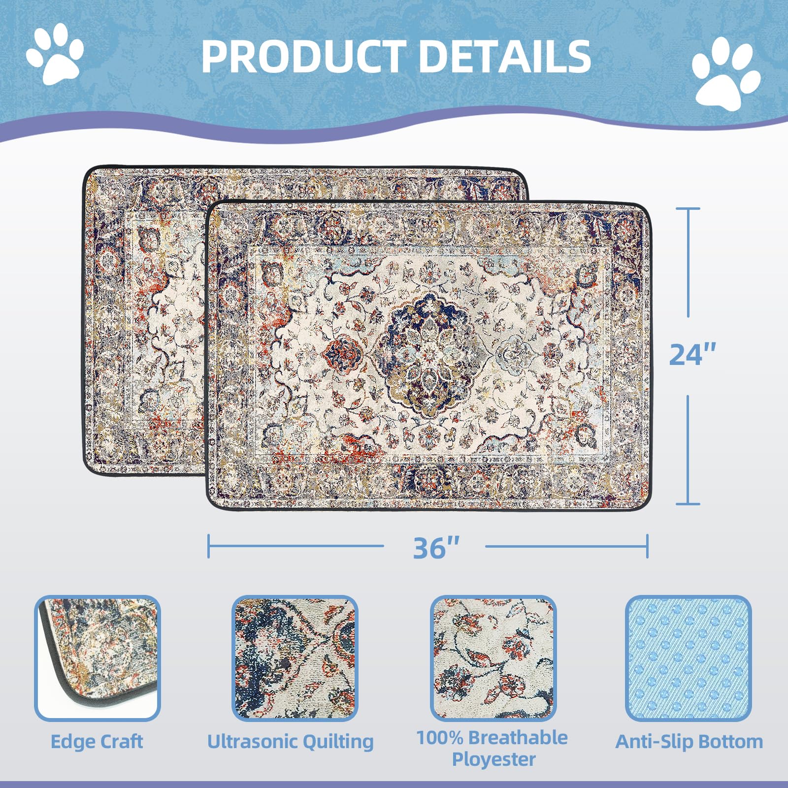 SCLOSE easy-clean 36x24 pad for simple washing
