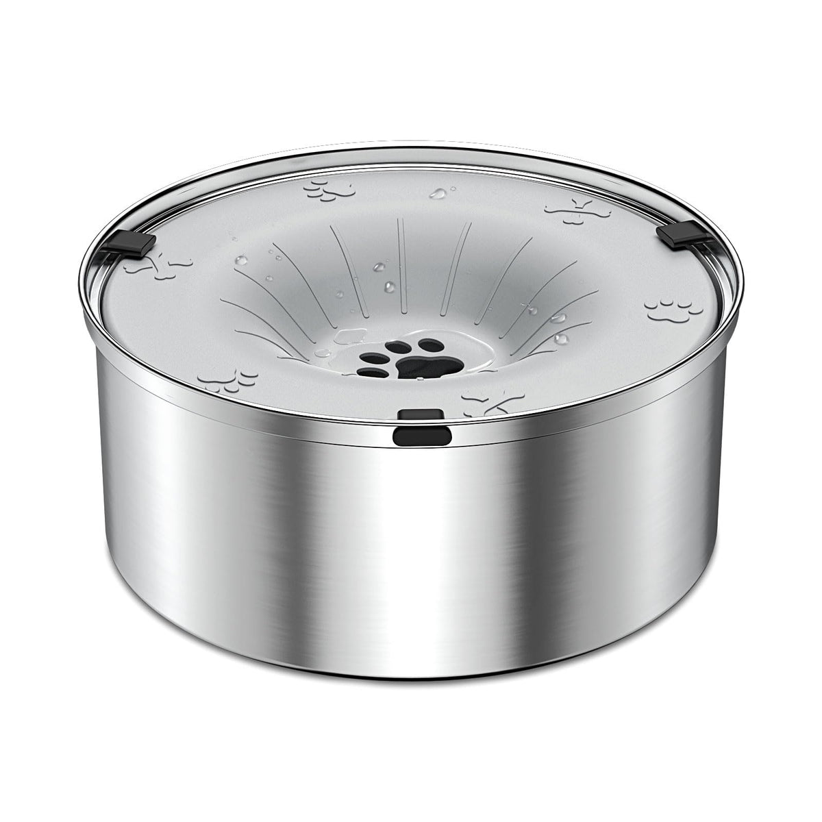 SCHITEC dog water bowl no-spill 3L keeps floors dry during use.