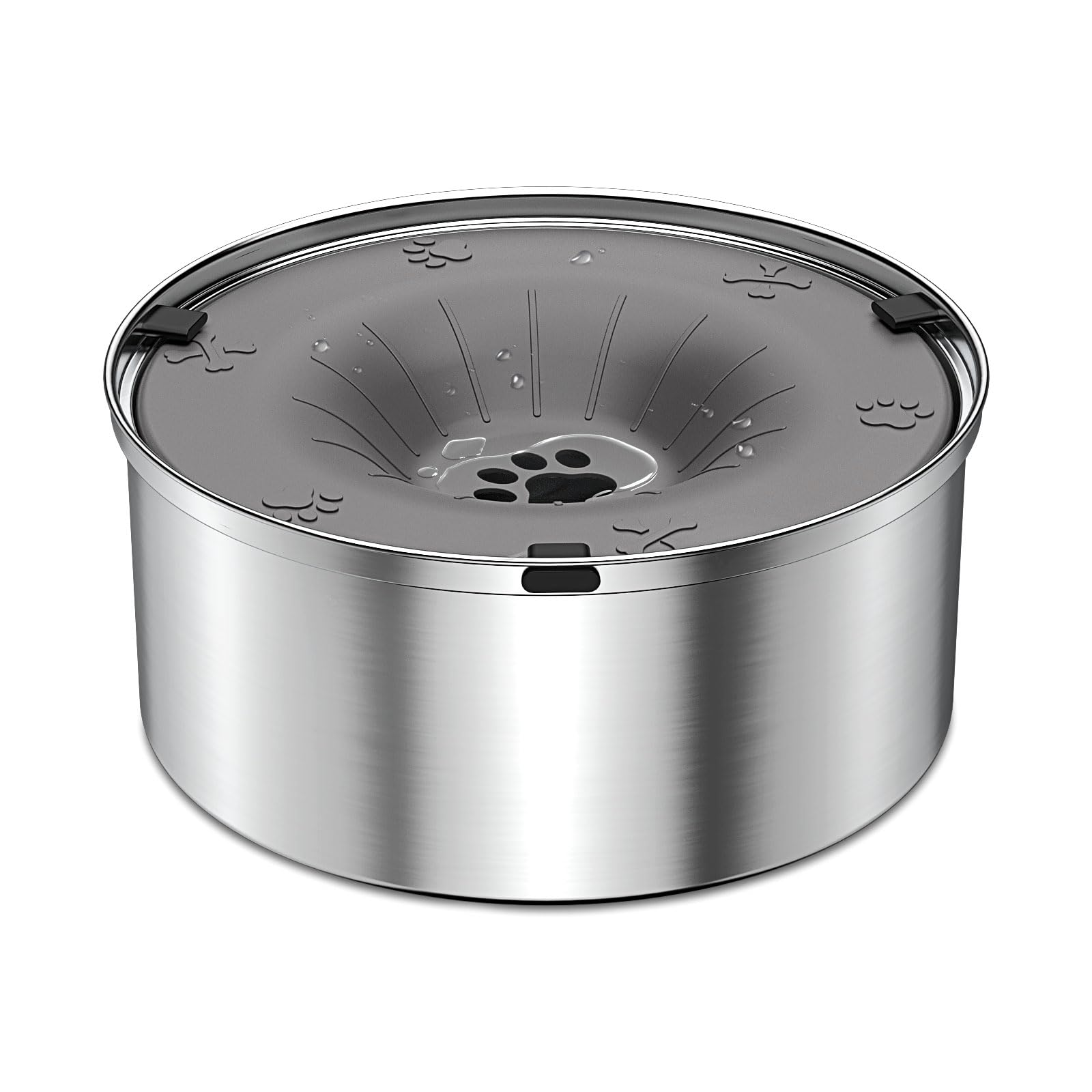 SCHITEC no-spill bowl prevents splashes during messy drinking sessions.