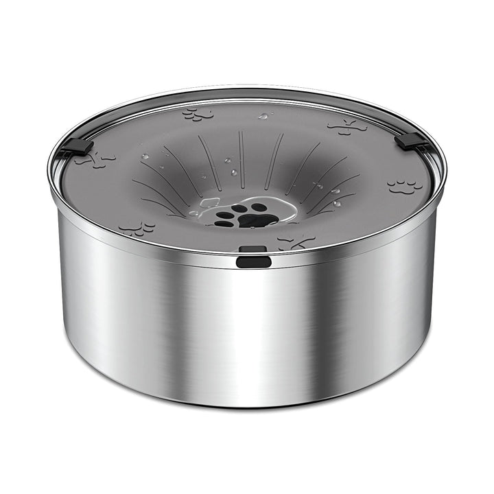 SCHITEC no-spill bowl prevents splashes during messy drinking sessions.