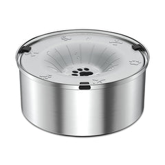 SCHITEC dog water bowl no-spill 3L keeps floors dry during use.