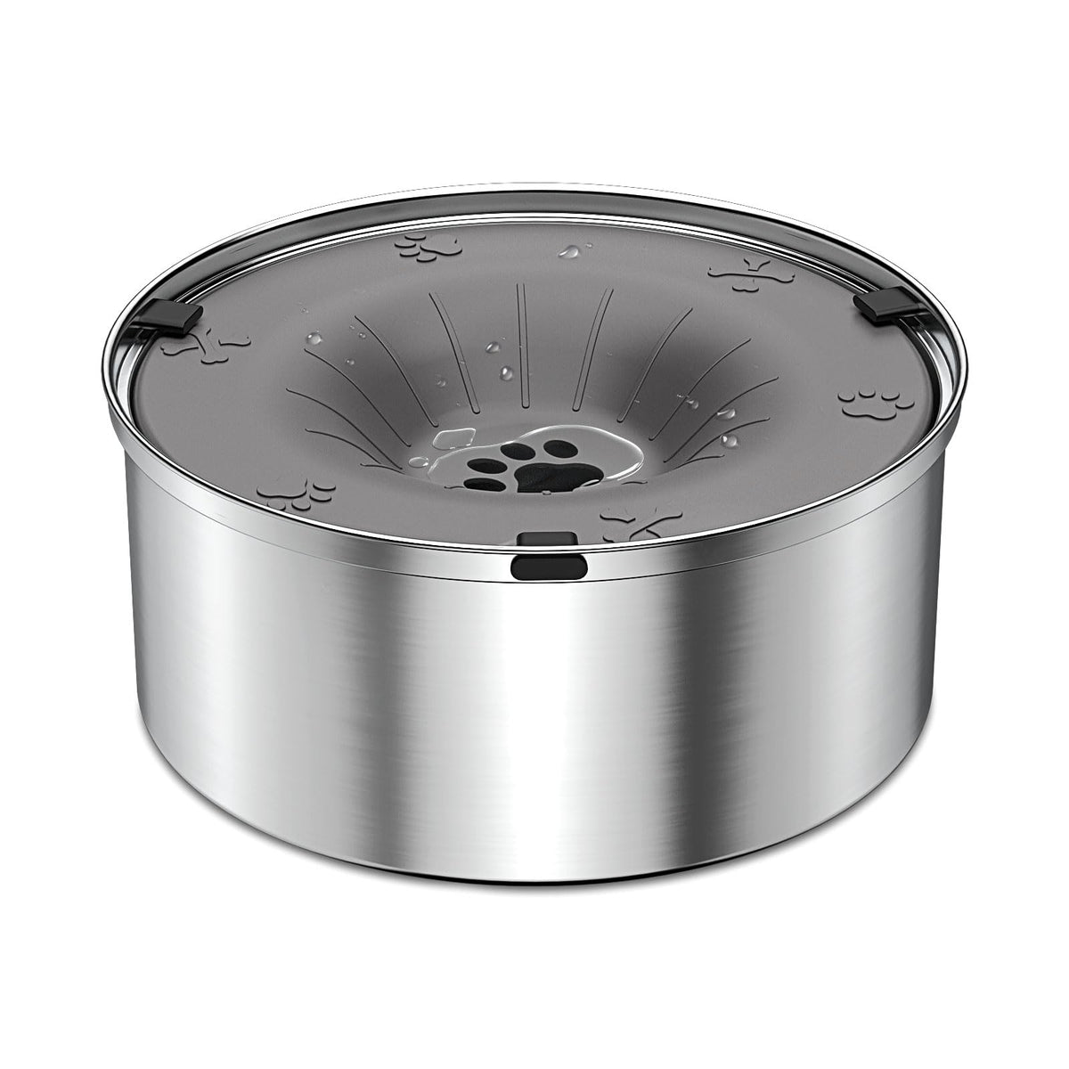 SCHITEC dog water bowl no spill 40oz keeps floors dry during messy drinking
