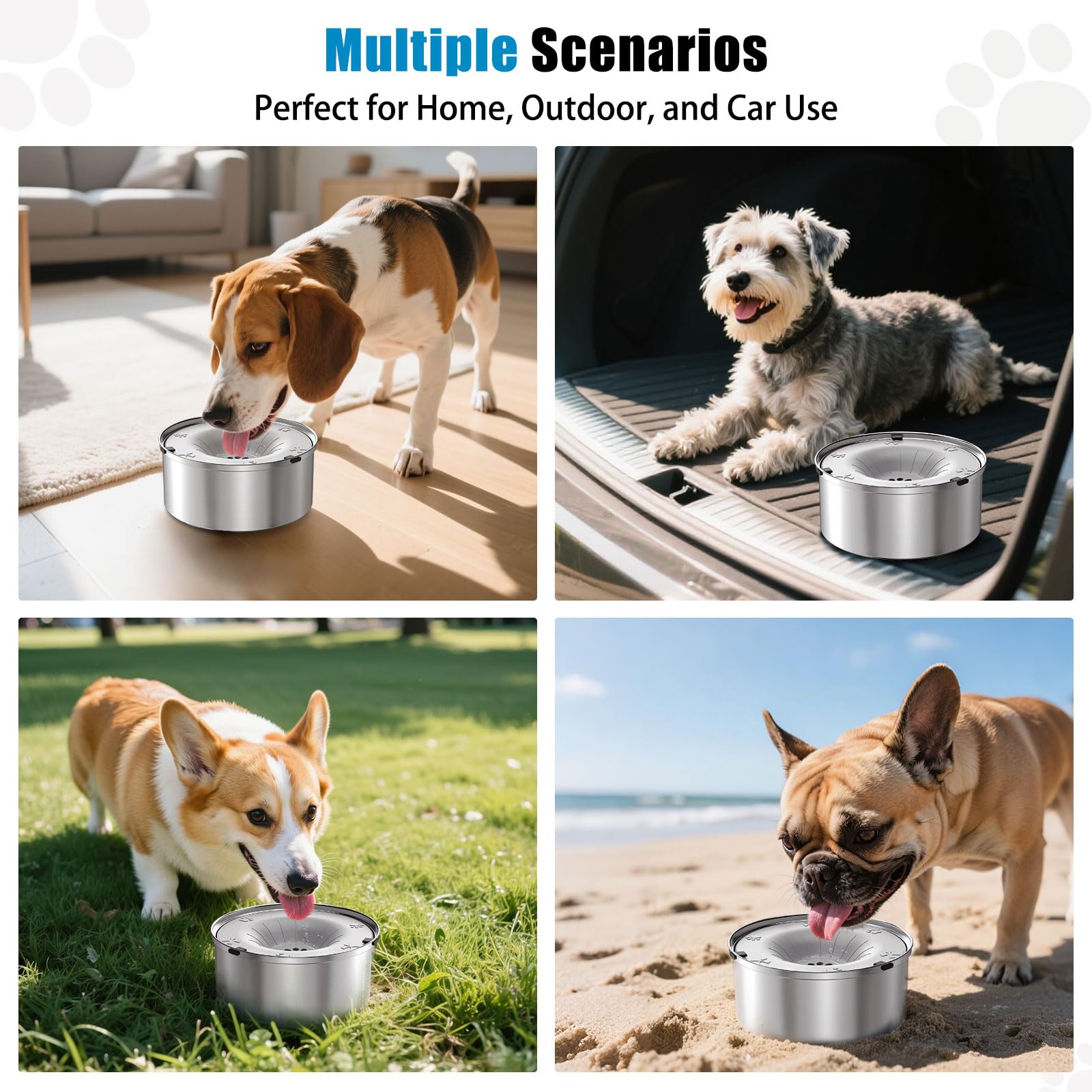 SCHITEC 3L size option for larger dogs or families