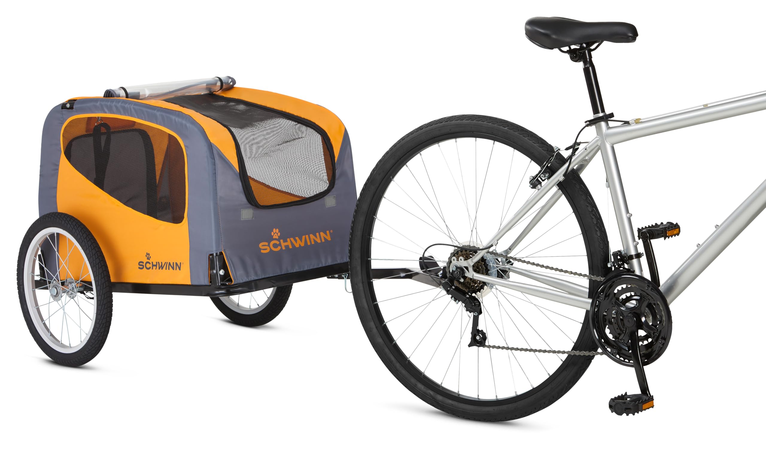 Schwinn Rascal compact storage makes transporting on trips easy.
