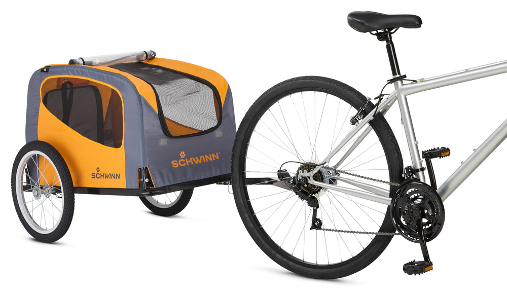 Schwinn Rascal compact storage makes transporting on trips easy.