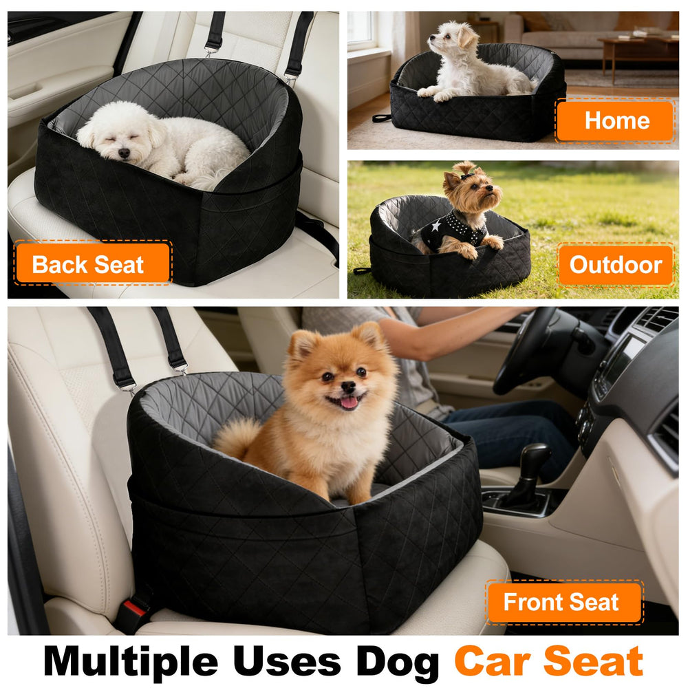 Scilulu dog car seat multi-use design for travel, lounging, and camping.