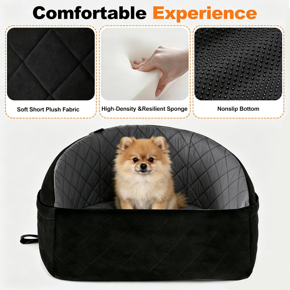 Scilulu dog car seat universal fit works in most cars and back seats.