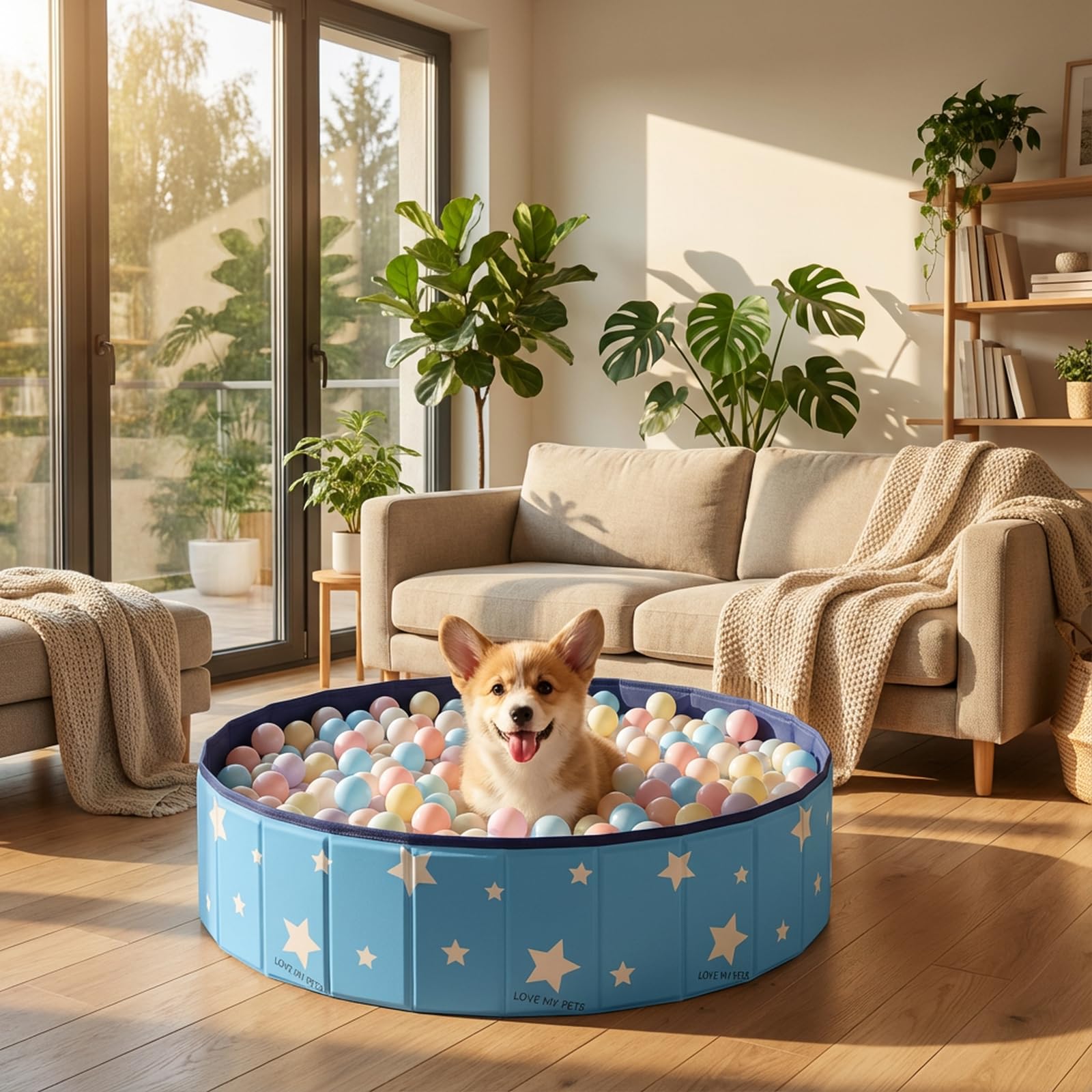 SCLWSS blue travel-friendly foldable setup for quick play anywhere.