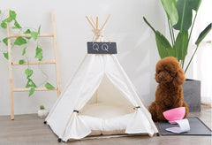 scnbom Thick cushion detail indicating plush, washable support inside the teepee