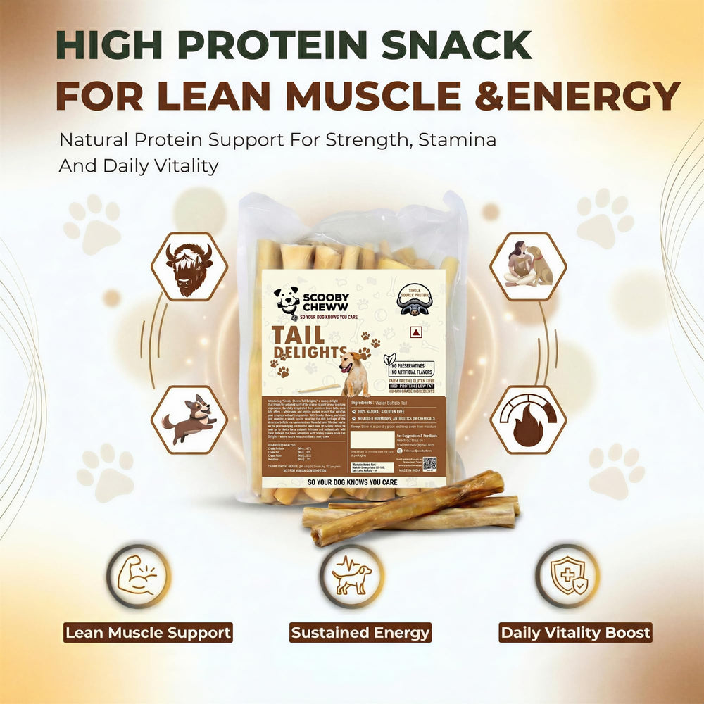 Scooby Cheww Long-lasting chews reduce boredom during chewing sessions.