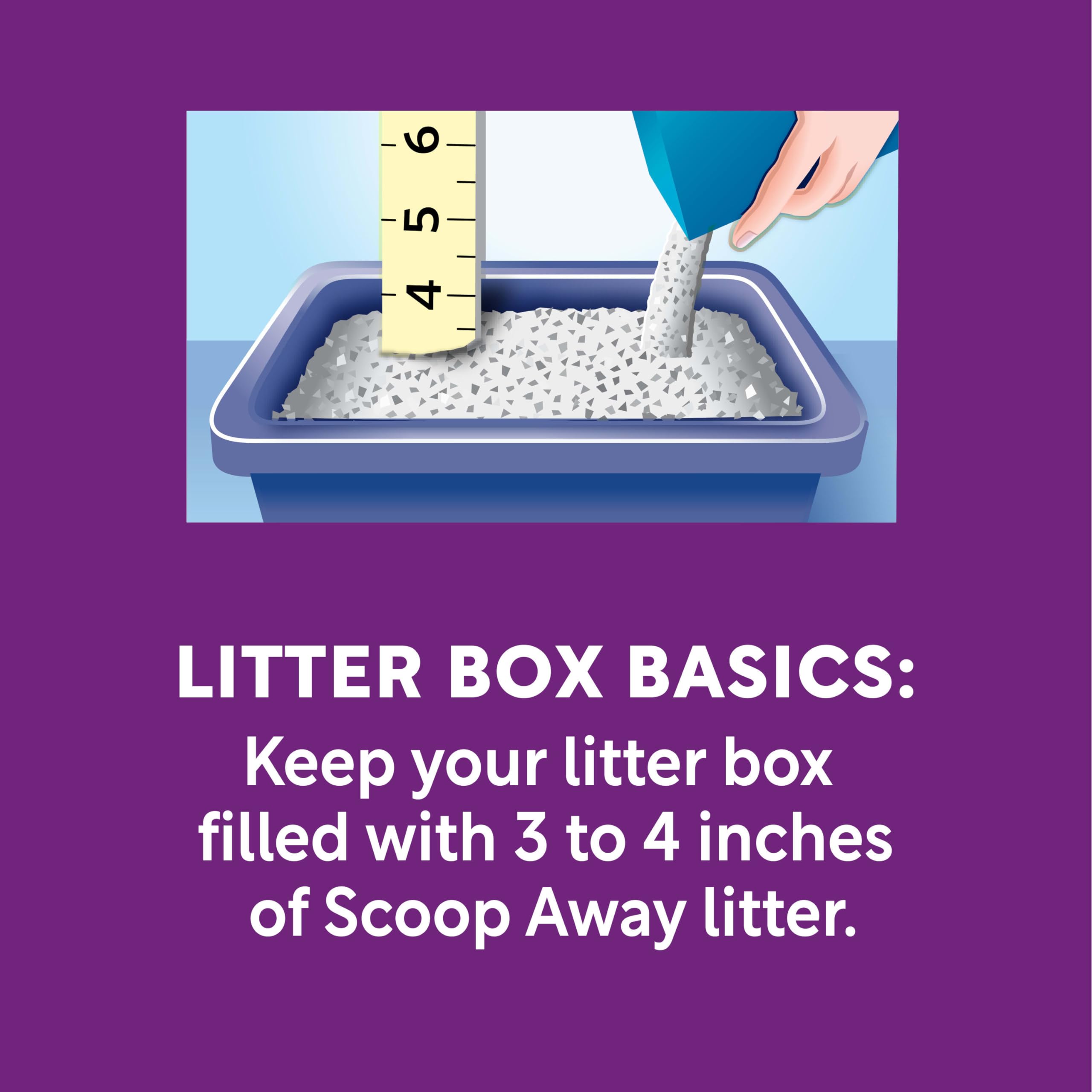Scoop Away Meadow Fresh odor-control formula reduces smells on contact