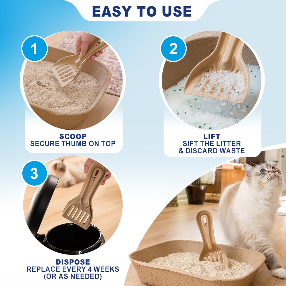 Scooples easy-sift-design saves litter and reduces tracking