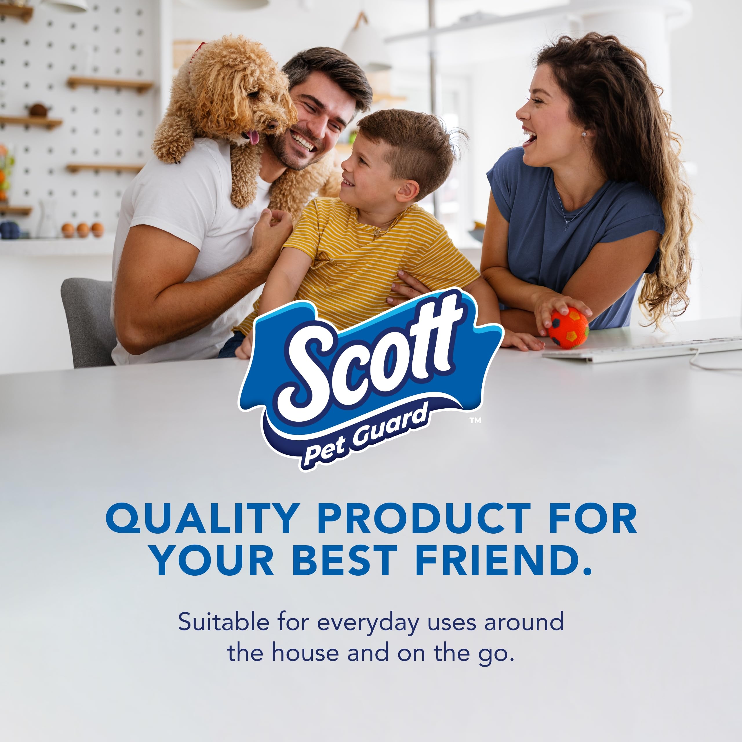 Scott Pet Guard Dog Pads 22-by-22 disposable-cleanup makes post-use tidy